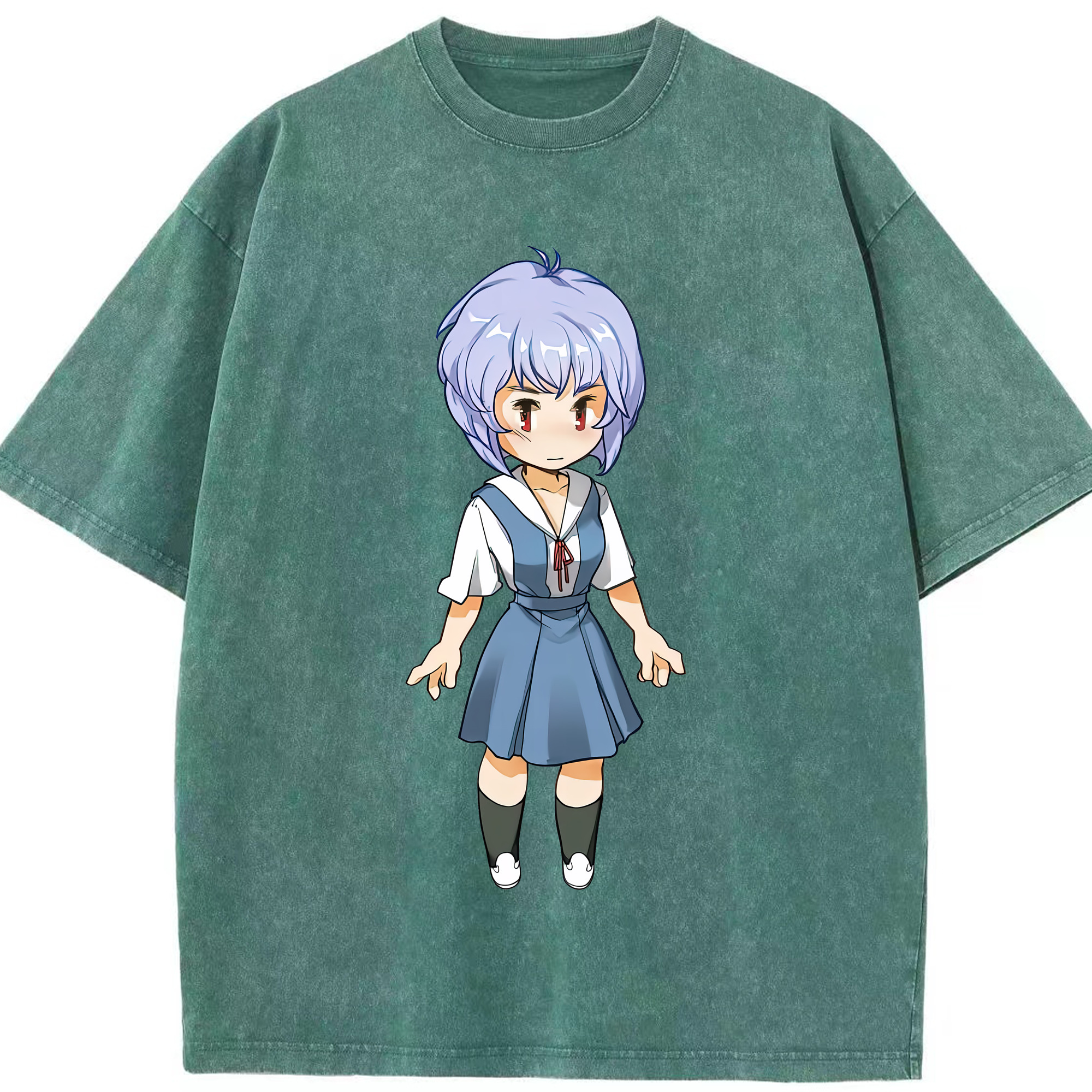 （画像用） EVA 新世紀エヴァンゲリオン 綿100% ヴィンテージ風 半袖Tシャツ（フロントプリント）